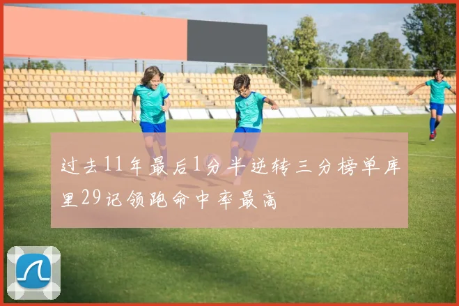 过去11年最后1分半逆转三分榜单库里29记领跑命中率最高