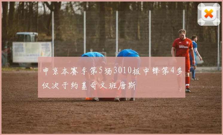 申京本赛季第5场3010板中锋第4多仅次于约基奇文班唐斯